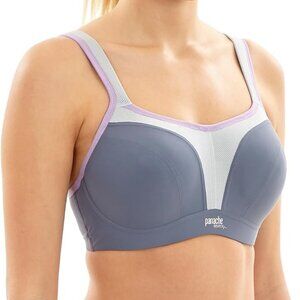Panache Sport Bra Ultra Support 3 Clasps Moldable Cups 5021 Size 34G